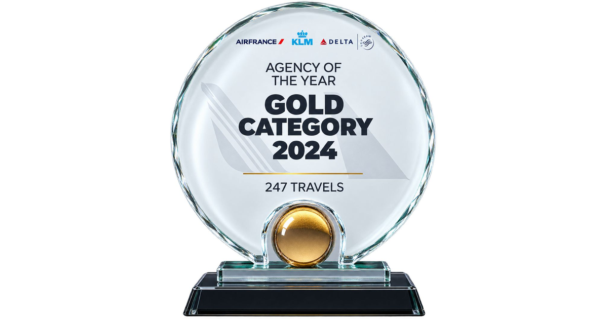 247 Travels Wins Agency of the Year — Gold Category 2024 ✈️