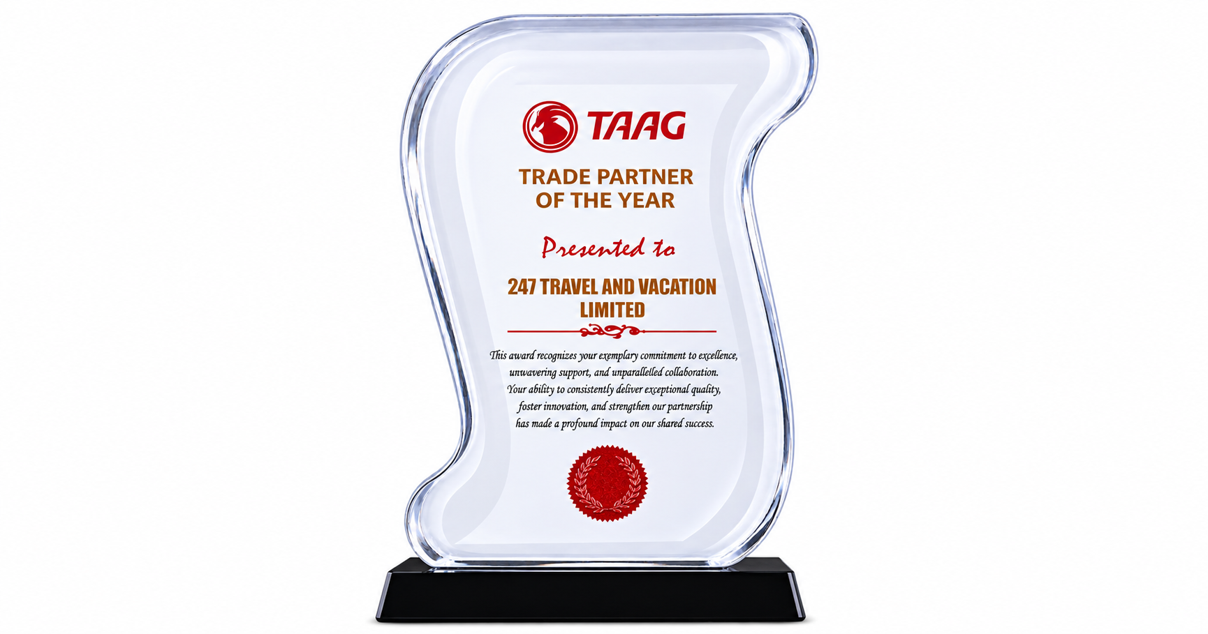247 Travels TAAG Trade Partner of the Year 2024 ✈️