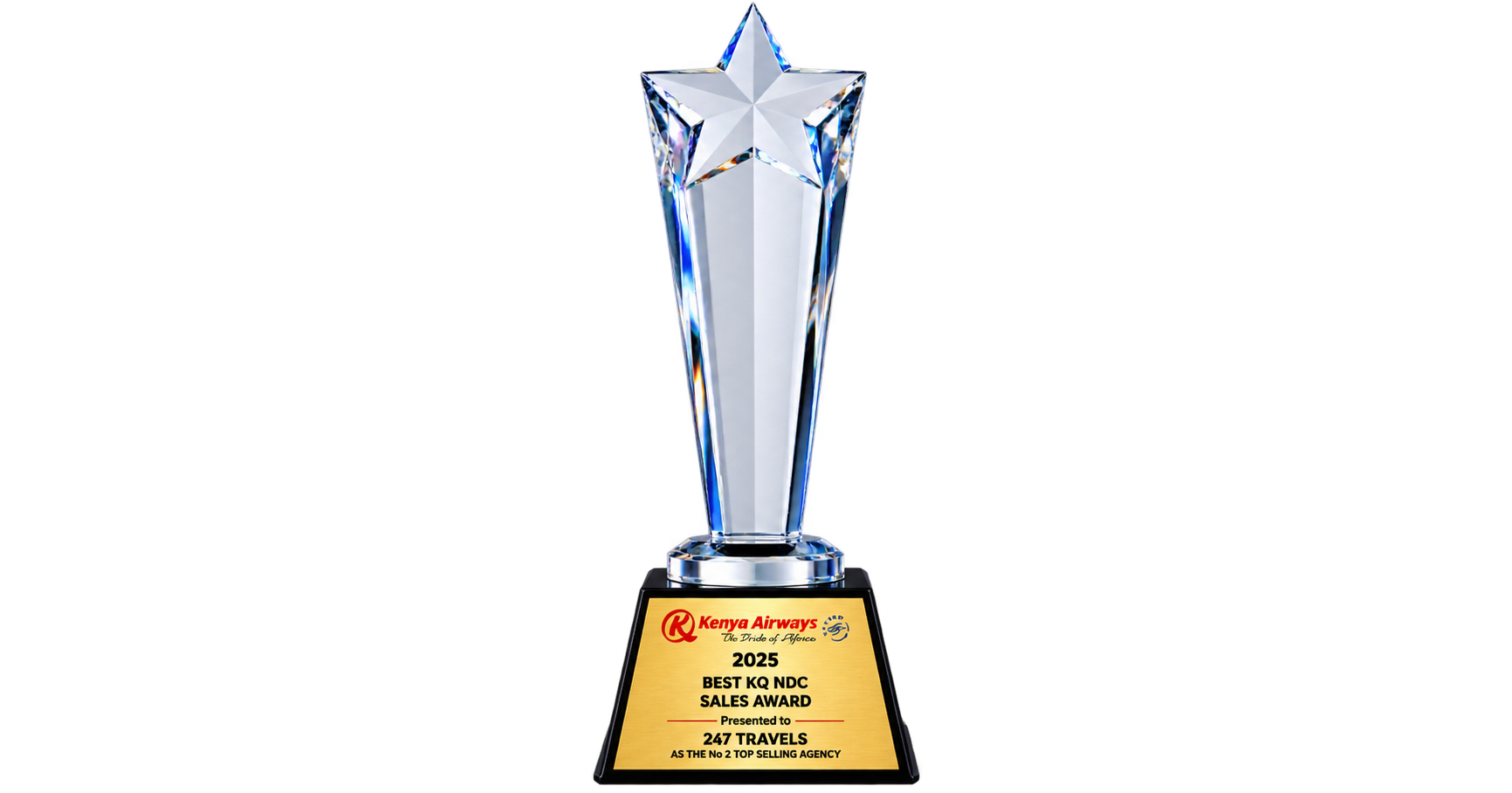 247 Travels Best KQ NDC Sales Award 2025 ✈️